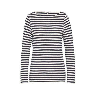 Abbildung von s.Oliver MIT U BOOT Ausschnitt Langarmshirt, Damen, Größe: 42, Navy