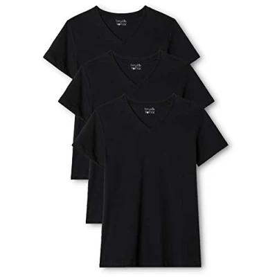 Abbildung von berydale Damen T Shirt Bd158, Schwarz 3er Pack, XXL