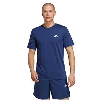 Abbildung von adidas Performance TEE Sport Tshirt, Herren, Größe: Small, Dark blue/white