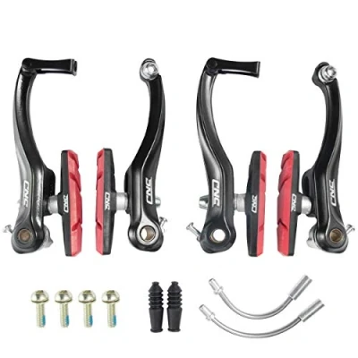 Abbildung von Chooee Fahrrad V Bremse,Aluminium Brake Bremsen Set Schwarz/Rot