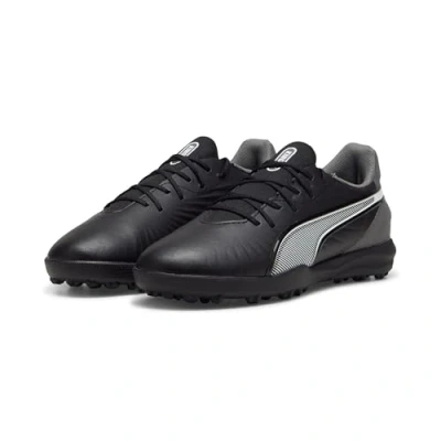 Abbildung von Puma Unisex Kinder King Match Tt Jr Soccer Shoe, Black White Cool Dark Gray, 34 EU