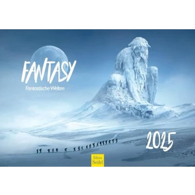 Abbildung von Edition Seidel Premium Kalender Fantasy Fantastische Welten 2025 Format DIN A3 Wandkalender Phantasiewelten Science Fiction Infinity