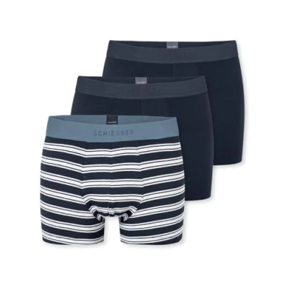 Abbildung von Schiesser Herren 3 Pack Boxershorts Bio Baumwolle Multipack 95/5 Organic, Sortiert 6_180199, 5
