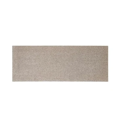Abbildung von andiamo Fußmatte Samson Schmutzfangmatte aus Baumwolle für den Hauseingang einsetzbar als innen, Fußabtreter im überdachten Außenbereich oder Haustiermatte 67 x 180 cm Hellbeige
