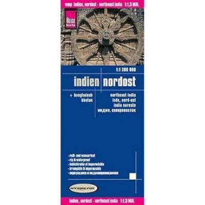 Abbildung von Reise Know How Landkarte Indien, Nordost (1:1.300.000): World Mapping project: Project. + Bangladesh, Bhutan. Reiß und wasserfest