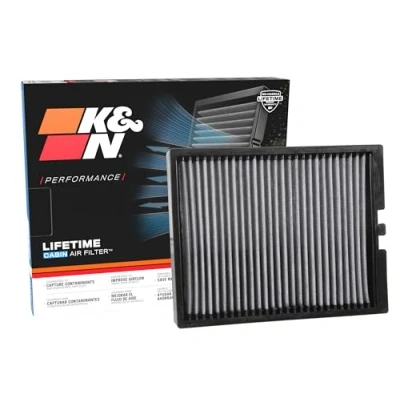 Abbildung von K&amp;N VF3013 KFZ Innenraumluftfilter, 1 Stück (1er Pack), Weiß