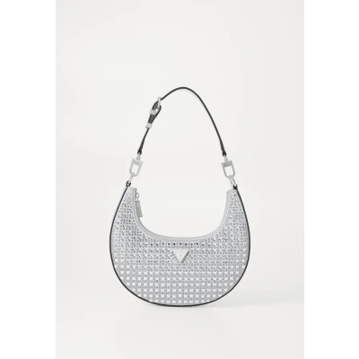 Abbildung von Guess LUA Small HOBO Umhängetasche silvercoloured, Damen, Größe: One Size, Silver coloured