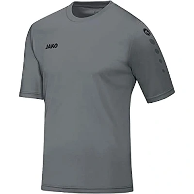 Abbildung von JAKO Unisex Kinder Team (Kurzarm) Fußballtrikot, Steingrau, 104 EU