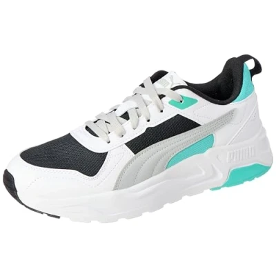 Abbildung von PUMA Unisex Trinity 2 LT Sneaker, Black COOL Light Gray White Aquatic, 43 EU
