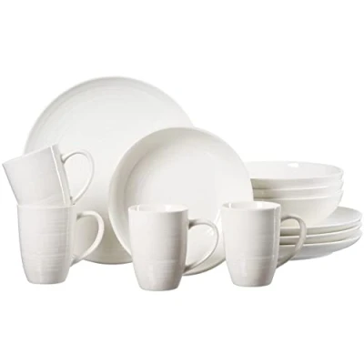 Abbildung von Ritzenhoff &amp; Breker Kombiservice »Geschirr Set, Service Suomi«, (Set, 12 tlg., 4 Teller Flach, Schalen (800 ml), Kaffeebecher (300 skandinavisches Design, Teile, für Personen