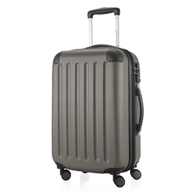 Abbildung von HAUPTSTADTKOFFER SPREE Handgepäck Hartschalen Koffer Trolley Rollkoffer Reisekoffer, 4 Doppel Rollen, 55 cm, 42 L, Graphite