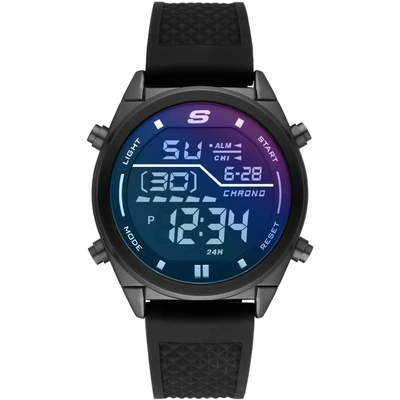 Abbildung von SKECHERS Herren Analog Quartz Uhr mit Silicone Armband SR5142