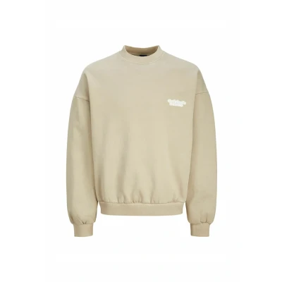 Abbildung von Jack &amp; Jones Sweatshirt, Herren, Größe: Medium, Humus
