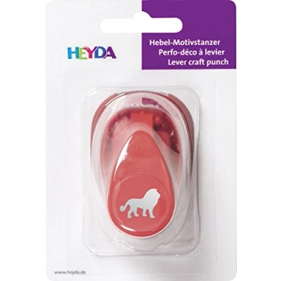 Abbildung von Heyda 203687462 Motivstanzer, klein Motivgröße: ca. 1, 7 cm, Motiv: Löwe
