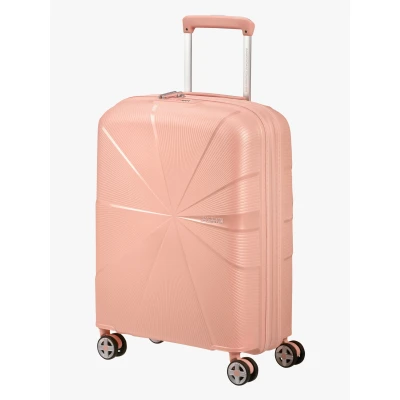 Abbildung von American Tourister StarVibe Spinner Koffer 37 41L, Metallic Peach