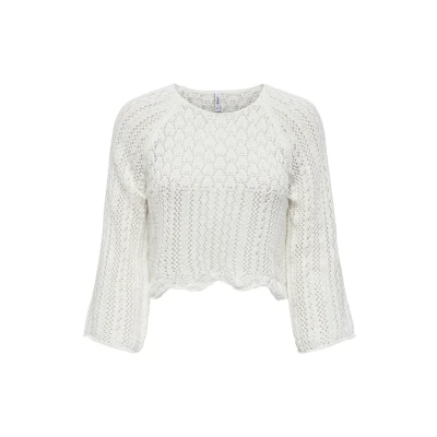 Abbildung von ONLY Onlnola Strickpullover, Damen, Größe: Large, Cloud dancer