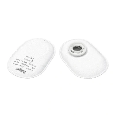 Abbildung von Dräger X plore Bajonett Partikel Filter Pure P3 für Aerosole/Partikel 1 Paar Ersatzfilter Voll und Halbmasken 3300, 3500 5500