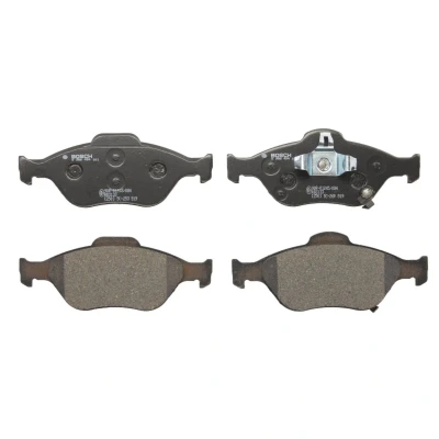 Abbildung von BOSCH 0 986 494 101 Bremsbelagsatz Low Metallic mit akustischer Verschleißwarnung Kolbenclip, Montageanleitung TOYOTA: Yaris II Hatchback