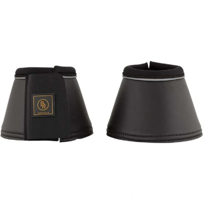 Abbildung von BR Hufglocken Reflecting Schwarz/Silber XL