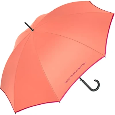Abbildung von Benetton Stockschirm Long Automatik HW 2022 Fresh Salmon