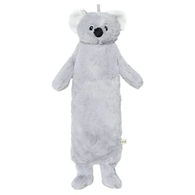 Abbildung von Premium Kinder Wärmflasche Schlauch 0.9 Liter mit schönem weichem Kunstpelz Bezug, Bettflasche aus Naturgummi, Wärmekissen, verschiedene Modelle Koala