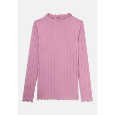 Abbildung von Name it Nkfnoline SLIM Langarmshirt für Kinder, Größe: 122/128, Mauve orchid