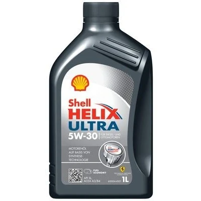 Abbildung von Shell Helix Ultra 5W 30 1l Motoröl 550040750 VOLKSWAGEN: Golf 4, 5, 7, AUDI: Q3, A4 B8 Avant, A6 C6 BMW: 5 Saloon, 3 Saloon