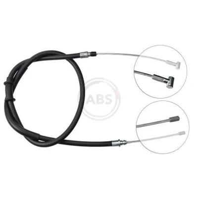 Abbildung von A.B.S. K13286 Handbremsseil 1390 Scheibenbremse für Links /Rechtslenker FIAT: Ducato III Minibus, Van, Platform / Chassis