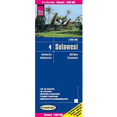 Abbildung von Reise Know How Landkarte Sulawesi (1:800.000) Indonesien 4: reiß und wasserfest (world mapping project)