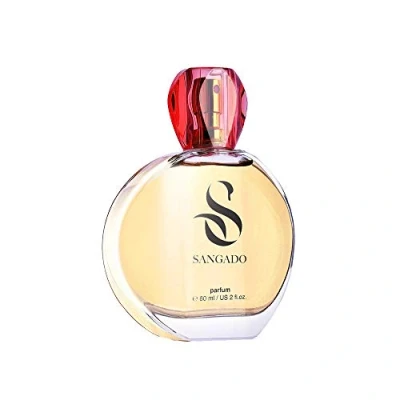 Abbildung von SANGADO Schwarze Orchidee Parfüm für Damen, 8 10 Stunden Langanhaltend, Luxuriös Duftendes, Orientalisches Blumiges, Zarte französische Essenszen, Extra konzentriert (Parfüm), 60ml
