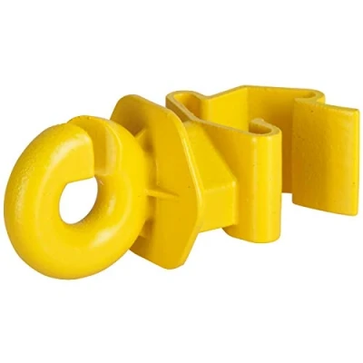 Abbildung von Agrarzone 25x Ringisolator für T Pfosten gelb Robuste Isolatoren Weidezaun Ideal Weidezaunpfähle Post Pfahl Isolator Litze, Seil, Draht