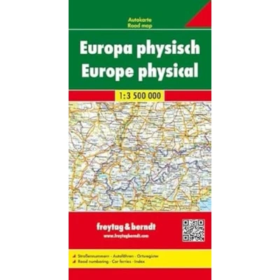 Abbildung von Europa physisch, Autokarte 1:3,5 Mio. (freytag &amp; berndt Auto + Freizeitkarten)