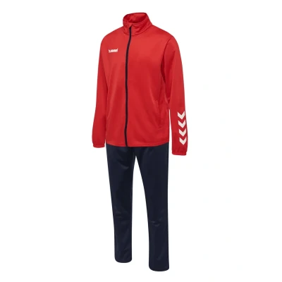 Abbildung von Hummel Promo SUIT Trainingsanzug, Herren, Größe: XXL, True red/marine