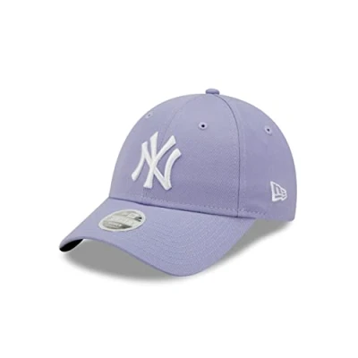Abbildung von New Era York Yankees Cap lila für Frauen Mädchen von mit Teamlogo verstellbarem Strapback Verschluss One Size
