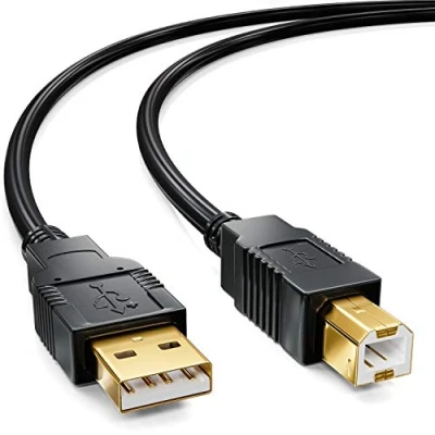 Abbildung von deleyCON 15m Aktives USB 2.0 Kabel Druckerkabel Scanner mit Signalverstärker USB2.0 Repeaterkabel PC Computer Drucker