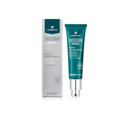Abbildung von Cantabria Labs Endocare Renewal Retinol Intensive Serum (0,5% reines Retinol), 30 ml. Formuliert in Mikroschwämmen wasserfester Textur: Anti Falten. Retexturierend.