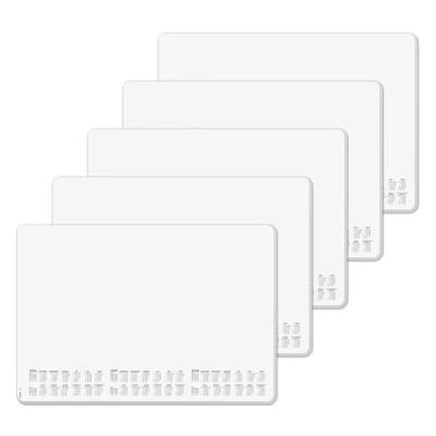 Abbildung von SIGEL H6301/5 Papier Schreibtischunterlage DIN A2, Kalender 2026 2028, 30 Blatt, dotted, 5 Stück mit abgerundeten Ecken, Schreibunterlage aus nachhaltigem