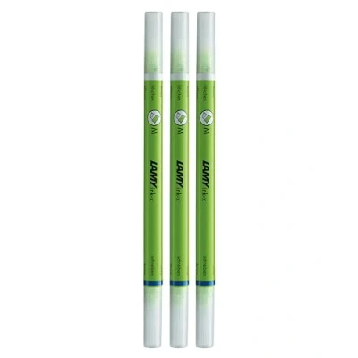 Abbildung von LAMY ink x 3er Set Tintenlöscher aus Kunststoff mit Löschspitze und Korrekturspitze ausschließlich zum Löschen von königsblauer Tinte