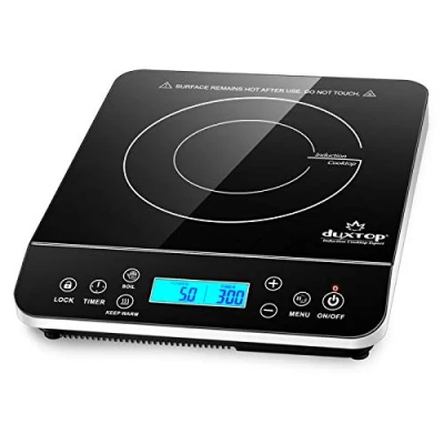Abbildung von Duxtop Induktionskochplatte, einzel Induktionskochfeld mit Touch Sensorsteuerung, 2100W, LCD Digitalanzeige, 10 Stunden Timer, Sicherheitsriegel, 20 Leistungsstufen, Temperaturstufen