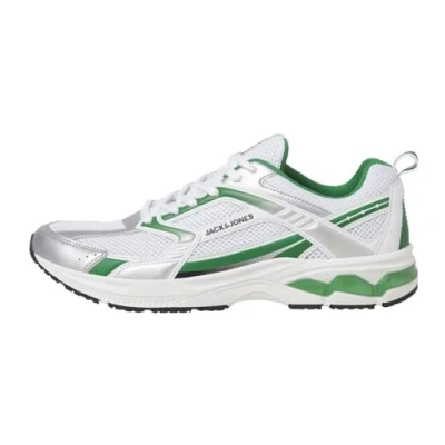 Abbildung von JACK &amp; JONES Herren JFWTOKYO MESH Sneaker, Bright White/Detail:Green, 43 EU