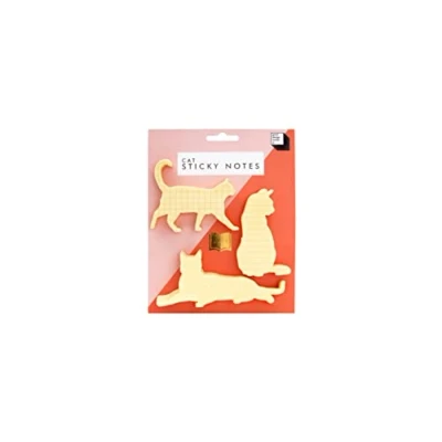 Abbildung von Good Design Works Katzen Haftnotizen Cat Sticky Notes Schul und Büromaterial Post it’s Klebezettel Notizzettel Haftzettel Katzenform
