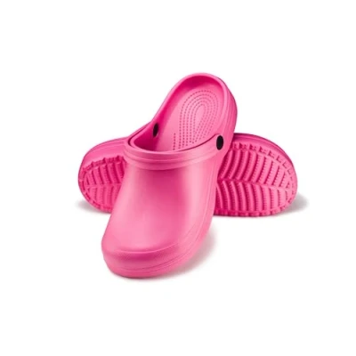 Abbildung von ESTRO Gartenclogs Damen Clogs Gummi Gartenschuhe Garten Leicht Gummischuhe Sommer F07 (41 EU, Pink)