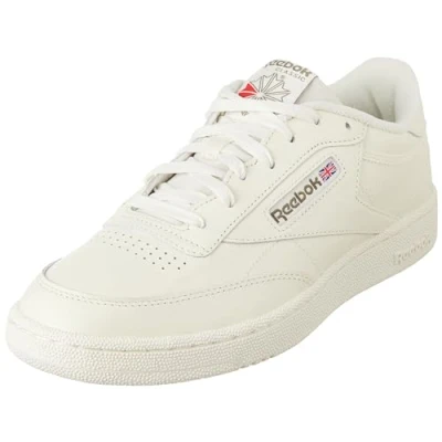Abbildung von Reebok Classic CLUB C 85 Unisex Sneaker low, Größe: 44, Chalk/chalk/army green Leder