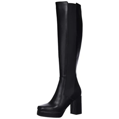 Abbildung von LAMODA Damen Miami Ankle Boot, Black Patent Glitter, 40 EU