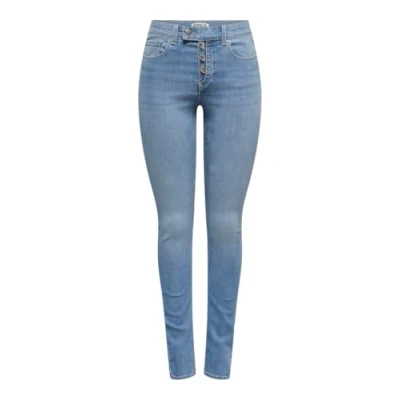 Abbildung von ONLY Skinny fit Jeans »ONLWAUW MID WAIST SK VIS BUT DNM«