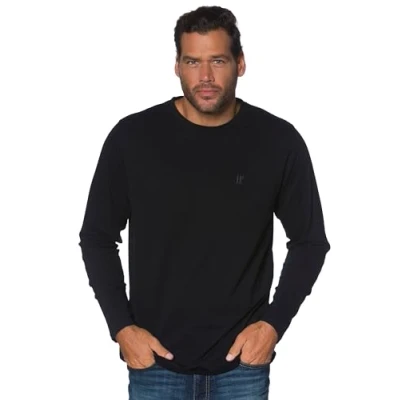 Abbildung von JP 1880 Herren Langarmshirt, Schwarz (Schwarz 10), L