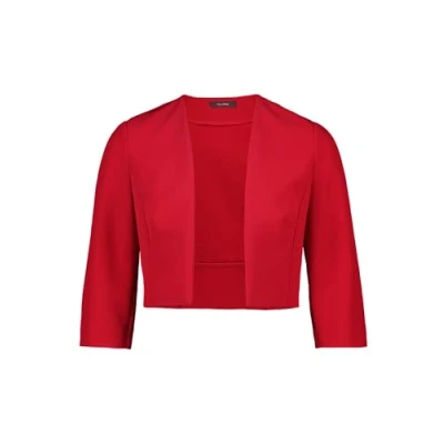 Abbildung von Vera Mont MIT Kellerfalten Blazer, Damen, Größe: 38, Red rose