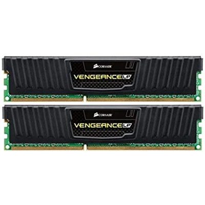 Abbildung von Corsair CML8GX3M2A1600C9 Vengeance Low Profile 8GB (2x4GB) DDR3 1600 Mhz CL9 XMP Performance Desktop Memory Schwarz