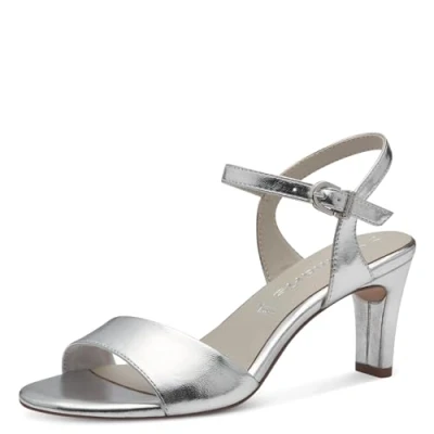 Abbildung von Tamaris Damen Sandalette in silber/platin Gr. 40