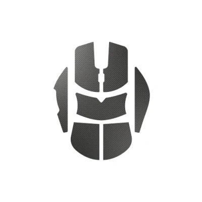 Abbildung von Glorious Gaming Maus Griffband für Model O (Minus) rutschfest, fett und schweißabweisend, 0,5 mm dick, zugeschnitten, einfach anzubringen, Klebstoff von 3M, schwarz
